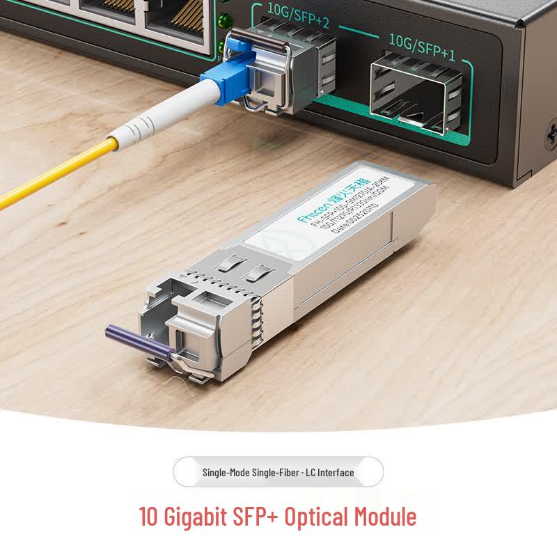 SFP+ 10G BiDi Single-Fiber Optical Transceiver Pair