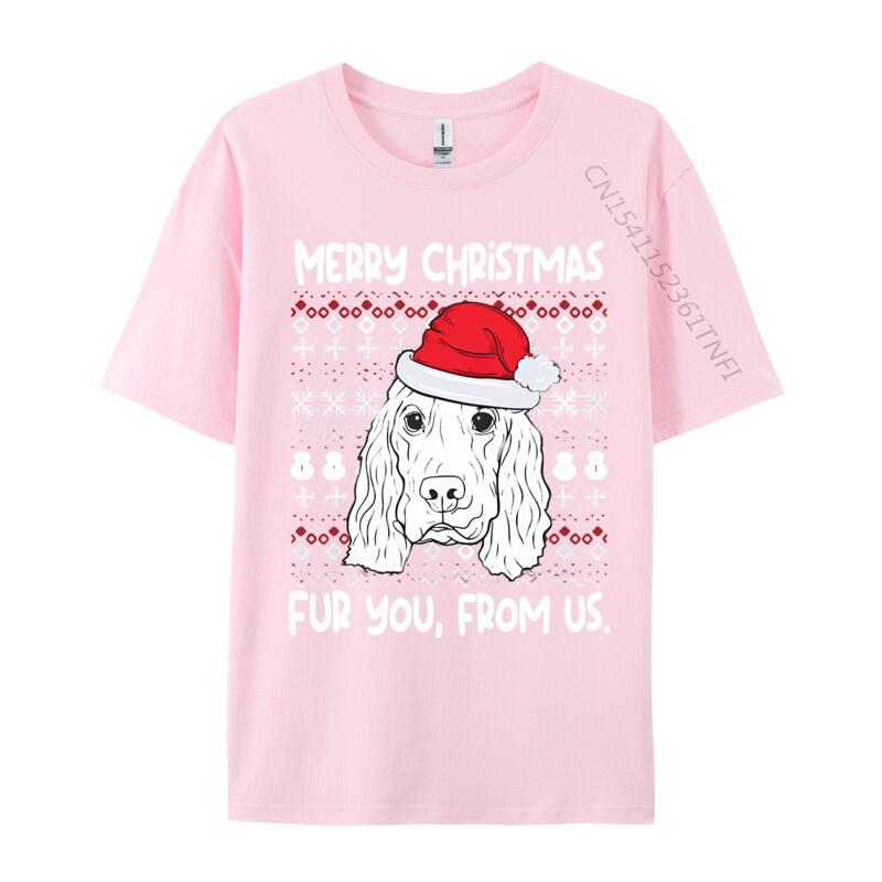 Hip Hop Cocker Spaniel Christmas Funny Dog Lover Tshirt Men T Shirt Funny Cotton Tops Tees Party Printed Tshirt