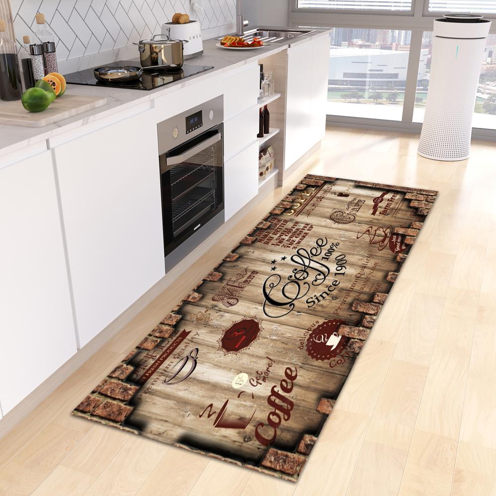 

Entrance Doormat House Kitchen Rug Coffee Bathroom Hallway Decoration Carpet Living Room Bedroom Floor Balcony Non-Slip Foot Mat 40cmx60cm