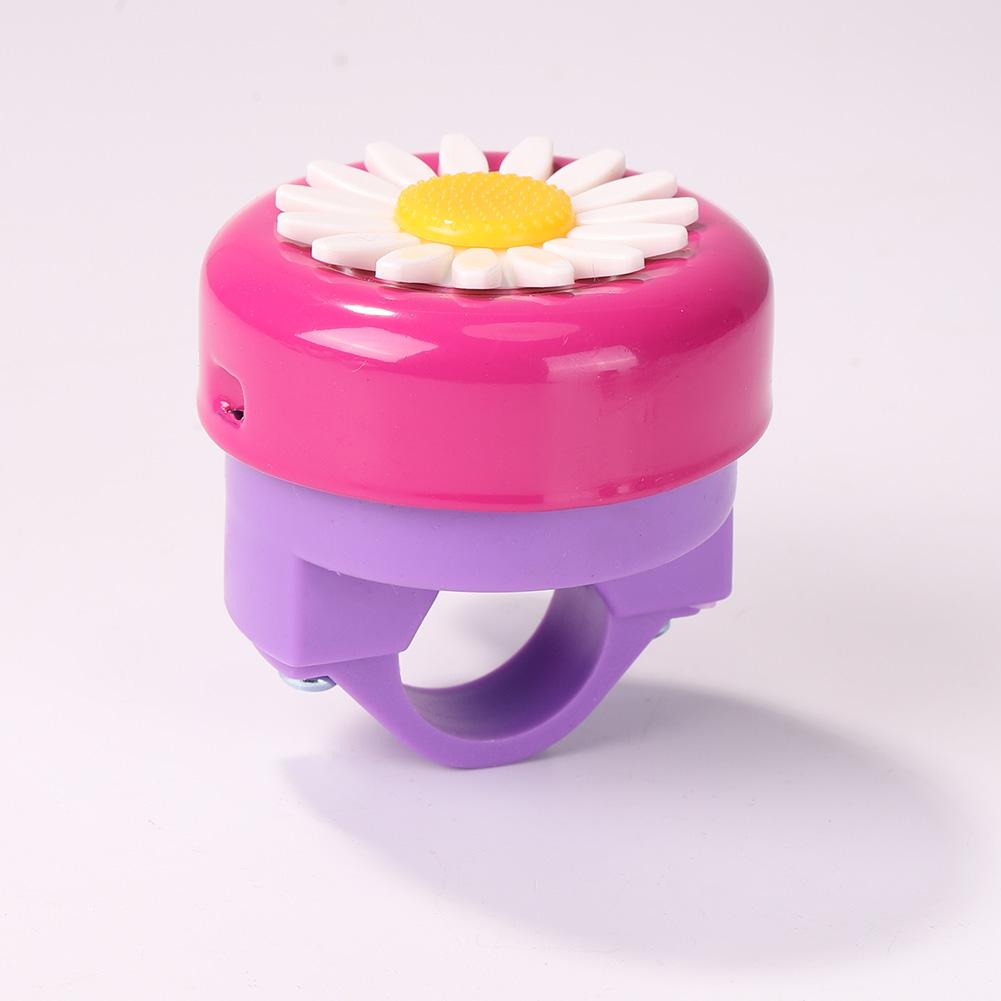 

A# Kids Bicycle Bell Handlebars Road MTB Bike Daisy Ring Alarm (Rose+Purple)