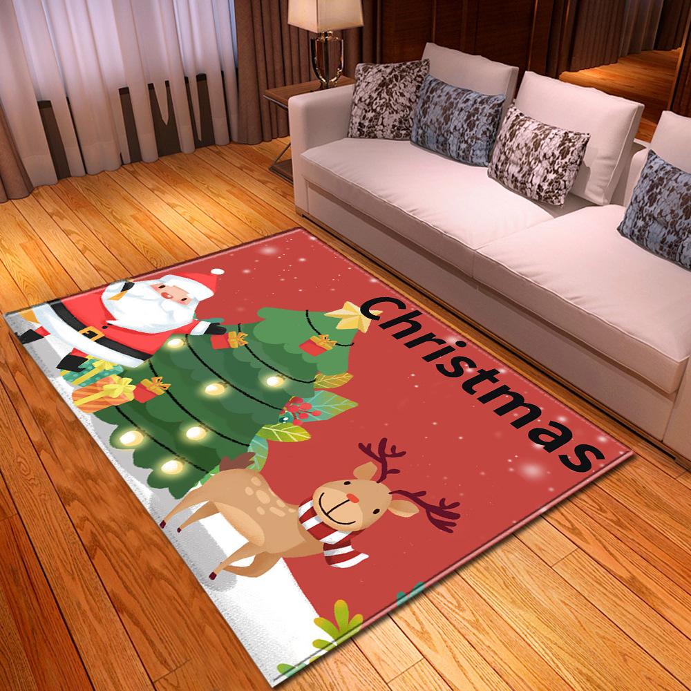Christmas Living Room Floor Mat Bedroom Dining Room Carpet Carpet Doormat