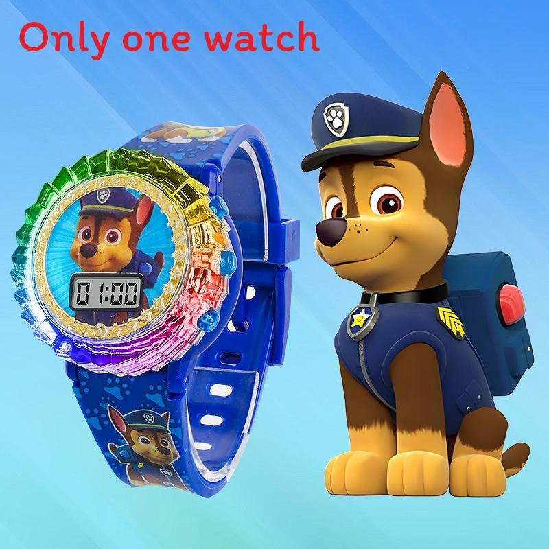 Kinder Cartoon LED Uhr mit Iron Man Batman Frozen Hello Kitty Design für Schulkinder
