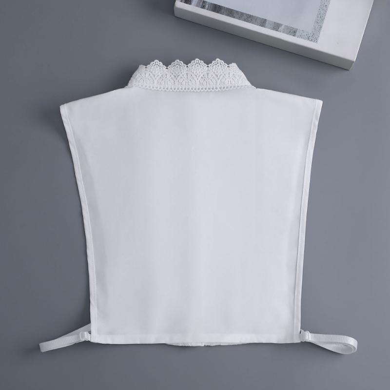 Korean Lace Stand Fake Collar for Women Shirt Detachable Collar Accessories Vintage Ladies False Blouse Collar
