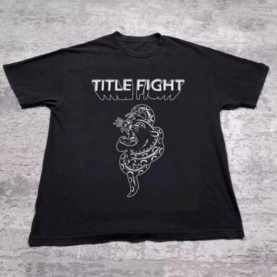 Casual Graphic Tee Unisex Title Fight Band