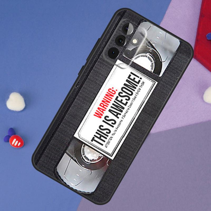 Art Cassette Tape Design Case For Samsung Galaxy A13 A16 A26 A36 A56 A06 A55 A35 A15 A54 A34 A14 A53 A12 A22 A32 A52