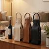 Waterproof PU Wine Tote Lightweight Champagne Beer Gift Bags Portable Wine Bag  Wedding