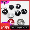 Car Sticker 2025 New Tesla Car  56mm Wheel Hub Center Caps For Tesla Model 3 Model Y Badge Cover Hubcaps for Tesla Model Y X S 2