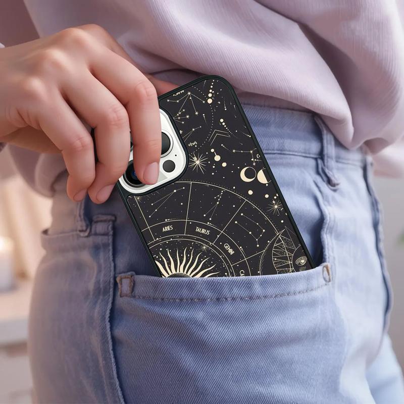 Indian Hand Holding Sun Moon Face Couple Phone Case For iPhone 17 Air 15 16e 14 13 Pro Max Coque 12 11 Pro Max PLUS Cover