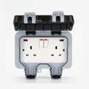Boîtier Boîte de Commande Prise Étanche IP66 Extérieur Prise Extérieure Imperméable Prise de Chargement USB Protection contre les Fuites