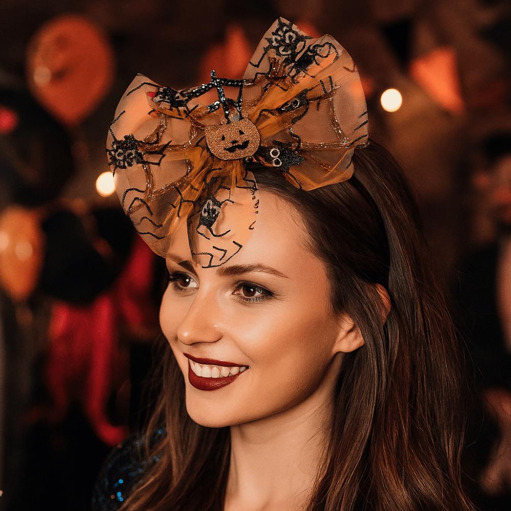 Pumpkin Spider Headband Ghost Festival Hair Accessories Halloween Hair Hoop  Friends