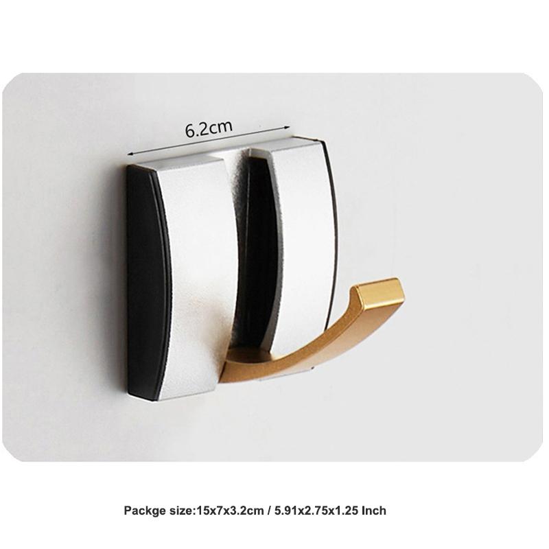 

Двухфункциональная складная вешалка для одежды без пробивки, настенная, для двери, примерочной, стены фойе, стойка для одежды и шляп, утолщенный крючок