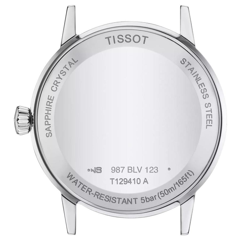 TISSOT Classic Collection Quartz Movement Men's Watches Watch 42mm Black Dial Stainless Steel Watchband T129.410.11.053.00