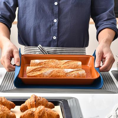 Flexible Silicone Pot Mat for Kitchen Countertop Heat Protection