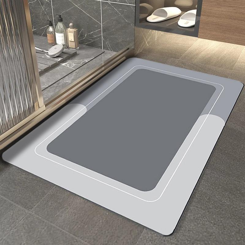 Kitchen Floor Mat Waterproof No-Slip Bathroom Absorbent Bath Mat Quick Dry Floor Mat Floor Mat Toilet Door Mat