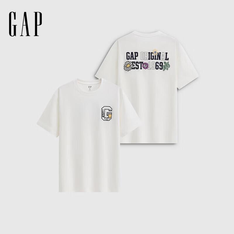 GAP Unisex Big G Brush Embroidered Loose T-Shirt 17092A 5300₽