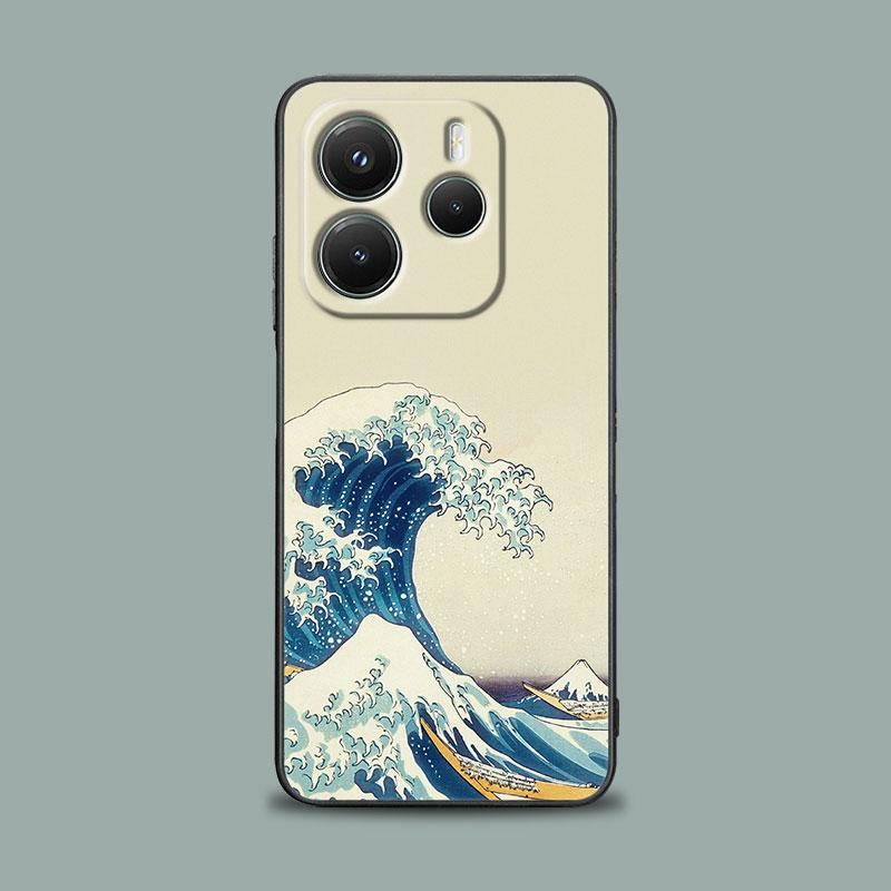 Phone Case for Xiaomi Redmi 15C 14C 12C 13C 4G Redmi Note 15 14 13 12 11 10 Pro Plus 12S Cover The Great Wave Katsushika Hokusai