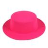 Unisex Retro Flat Brim Jazz Fedora - Autumn/Winter Wide Brim Hat for Street Style & Sunshade