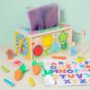 Tissue Wooden Paper Game Box Toy With Interactive Fishing Activities Pulling