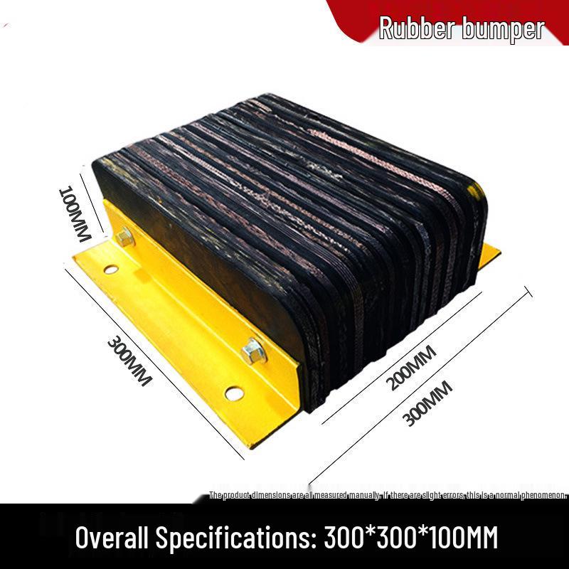 Thickened Rubber Anti-collision Strip: Corner Wall Edge Padding for Docks and Trucks