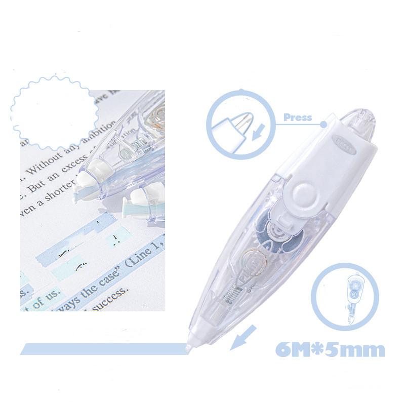 1 bucată de bandă de corecție pentru marker, serie de culori solide, bandă de corectare pentru articole de papetărie, bandă de corectare decorativă pentru album de însemnări pentru student, 1 bucată