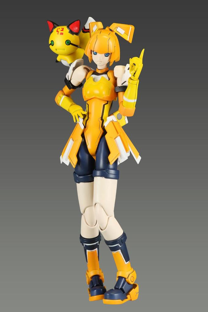 Kotobukiya PHANTASY STAR ONLINE Blue Burst RAKY Yellow Booze Scale Plastic Kit SILK Ver.APSY 1/12