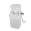 Hand Cranked Ice Crusher Clear Rustproof Multifunctional Manual Ice Crusher for Home Kitchen Transparent
