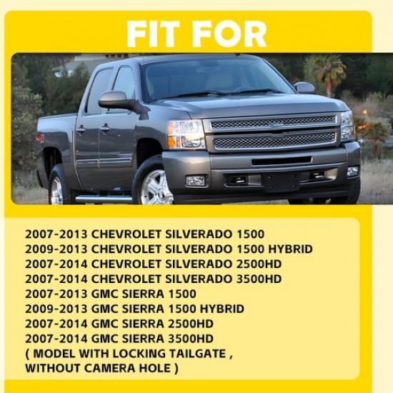 Tailgate Handle Assembly Chrome 22755302 For 2007-2013 Chevrolet Silverado 1500