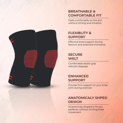 Sorgen Firm Knee Cap | Knee Support | Knee Compression Support | Knee Pain | Pain Relief | Exercise | Workout | Sports | Knee Brace XXL