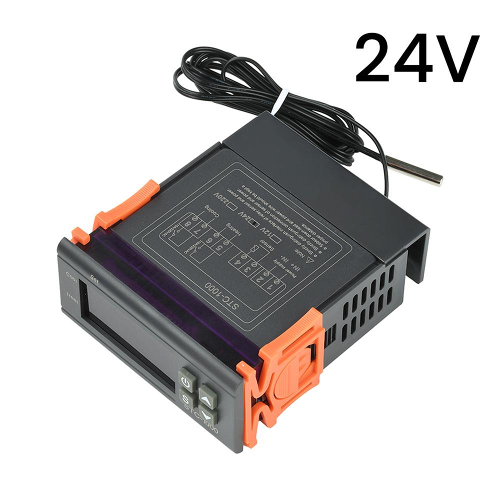 STC-1000 Digital Temperature Controller With NTC Sensors AC 220V DC12V 24V Thermostat Controller for Incubator Refrigerator
