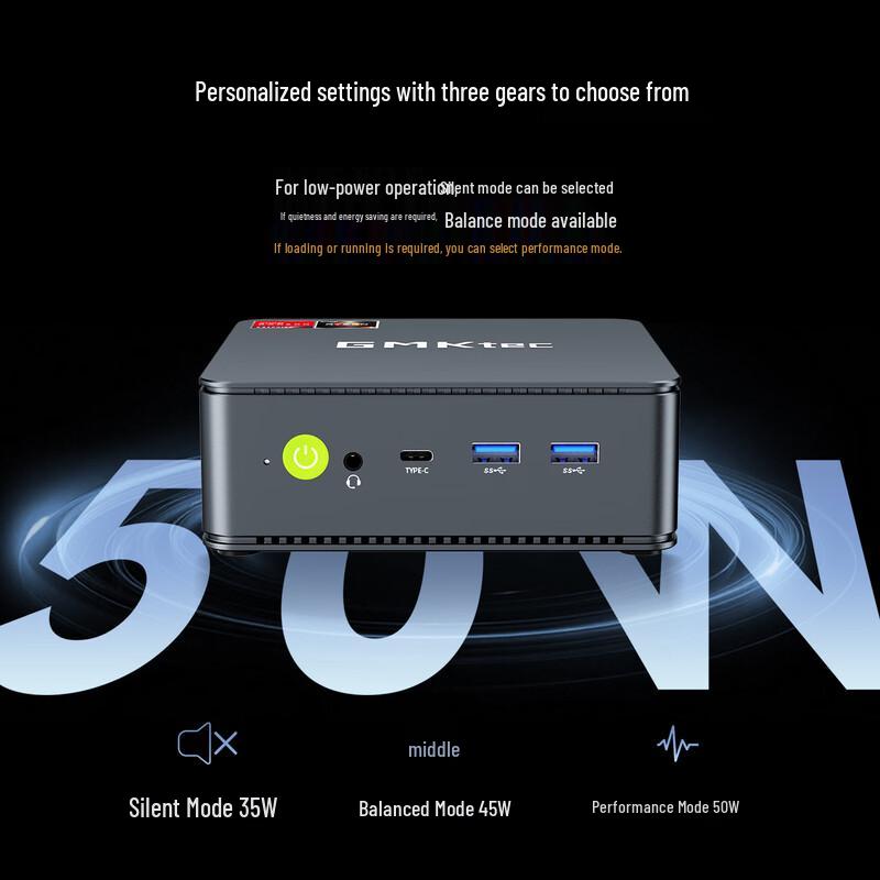 GMK M6 Ultra R5-7640HS High-Performance Mini Gaming PC (CN version)