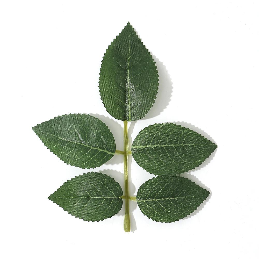 30Pcs Silk Rose Leaves Christmas Decorations for Home Wedding Bride Wrist Decorative Flowers Artificial Plants Ddiy Gift Box