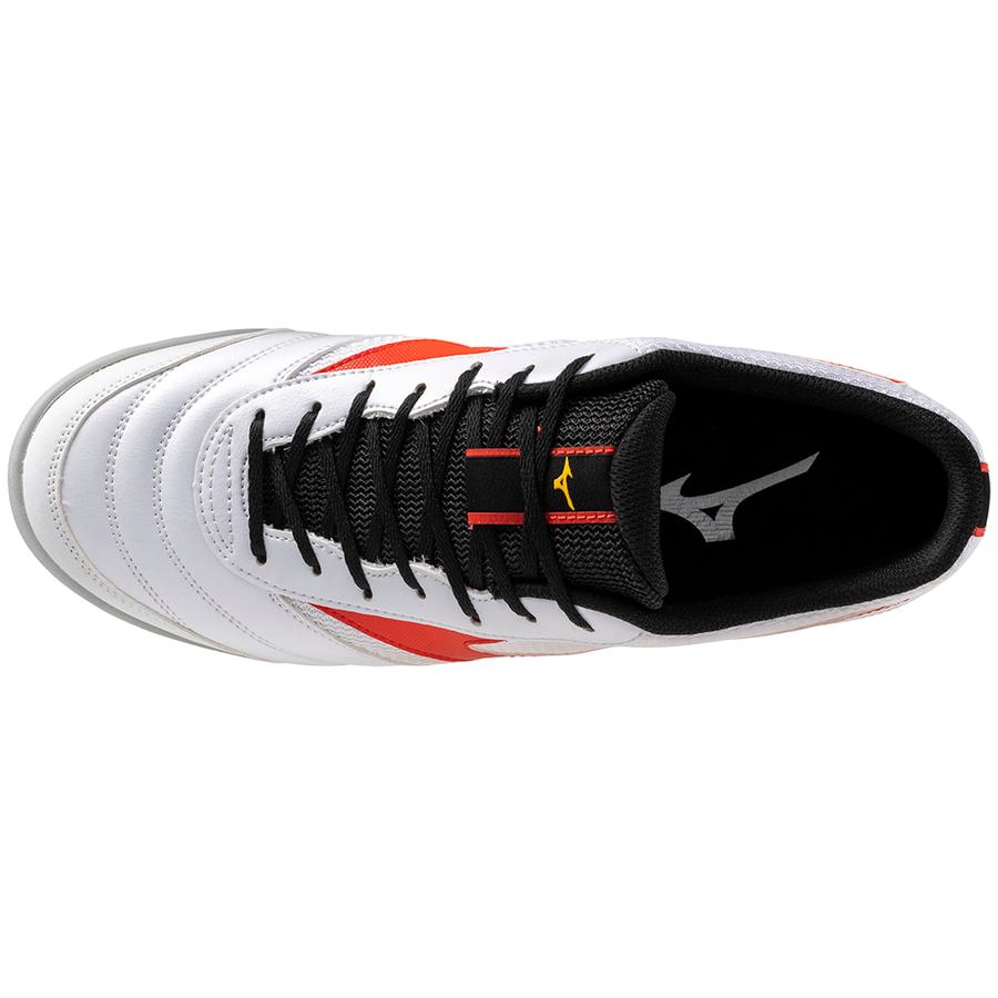 Football boots Mizuno white / radiant red Mrl Sala Club In