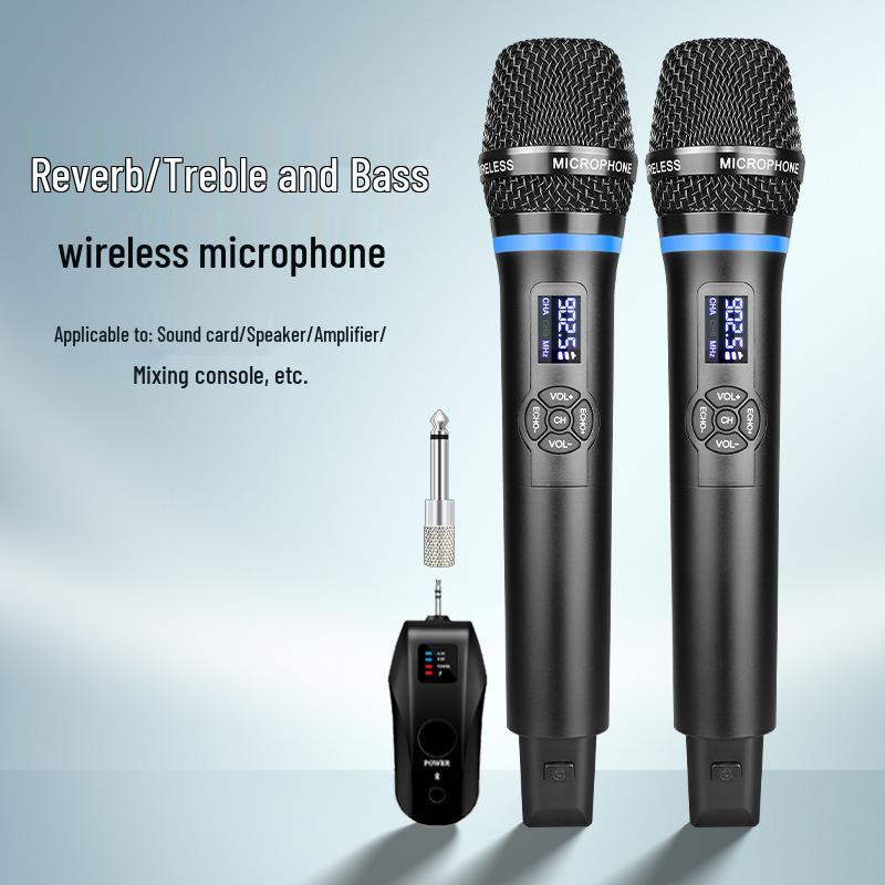 N27 Wireless Bluetooth Microphone for Home KTV with Reverb and Treble/Bass Control