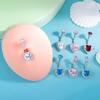 Fashion Butterfly Heart Belly Button Ring Shiny Zircon Navel Piercing Ring For Women Sexy Body Jewelry Accessories Gifts