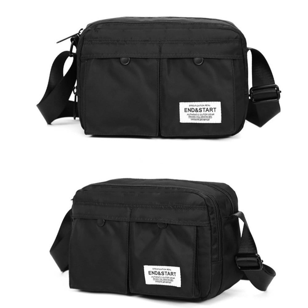 Trendy Men Crossbody Bag Japanese Style Work Messenger Bag Mailman Bag School Sling bag  Streetwear