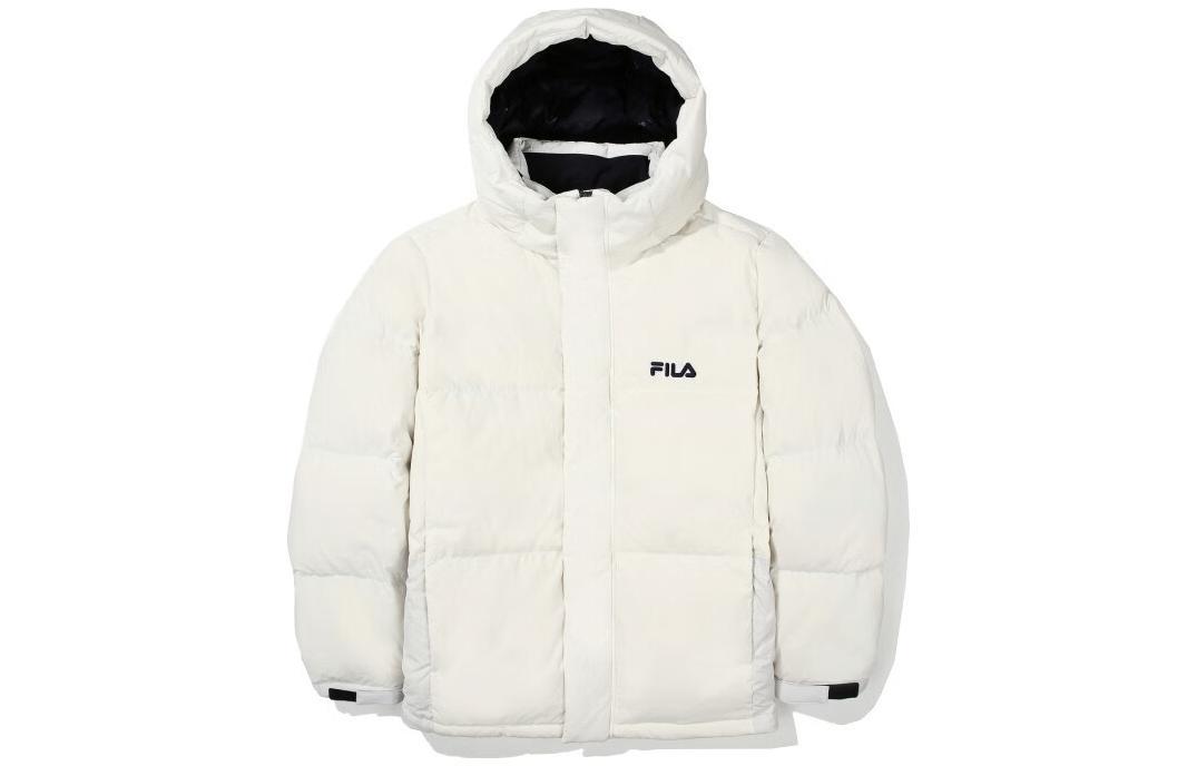 Herren FILA Jacken Unisex Weiß Mit Kapuze Moderat Sonstige 95 white
