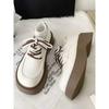 Fashion 2024 New Hot Sale Fashion Retro Daily Casual Mary Jane Shoe Comfortable Soft Bottom Lace Up Leather for Women Zapatillas Mujer