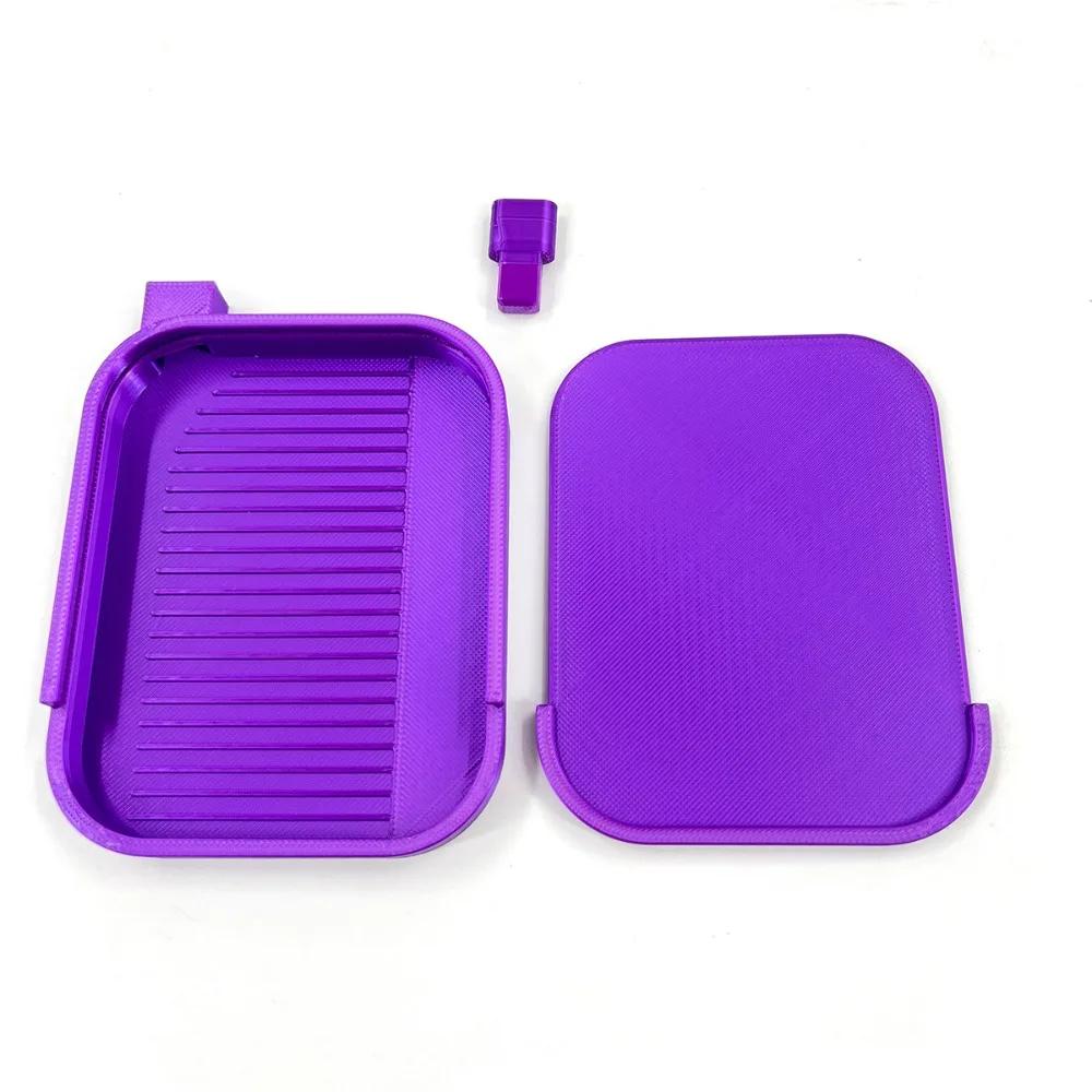 DIY Craft Large Diamond Painting Tray Embroidery Beading Plates Drill Storage Tray With Cover Colourful Drill Storage Container