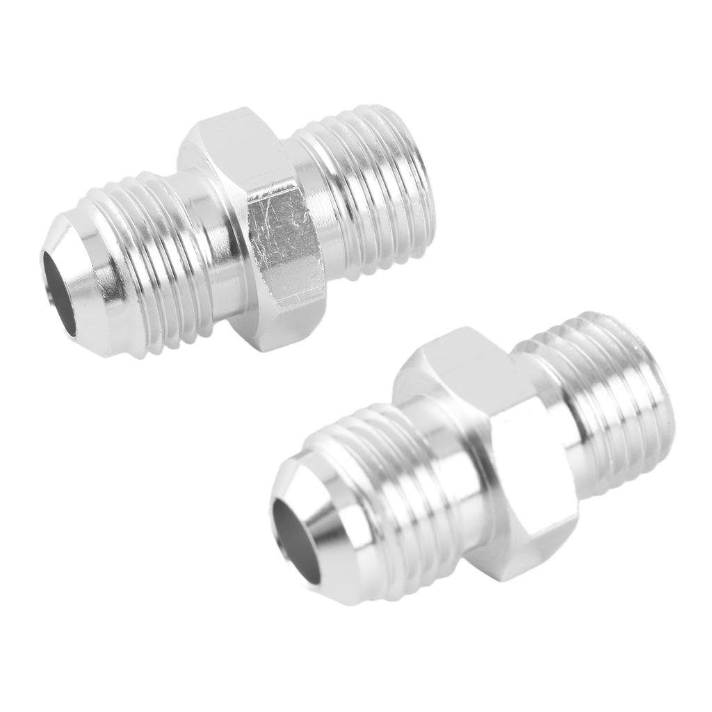 Pair Transmission Cooler Adapter Fittings ‑6AN to 1 4in NPSM 316‑3000833 for GM TH350 TH400 4L60E 4L70E 700R4 TR6060