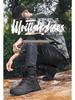 Men's Winter High Top Snow Boots - Large Size, Warm Cotton, Thick Wool Lining