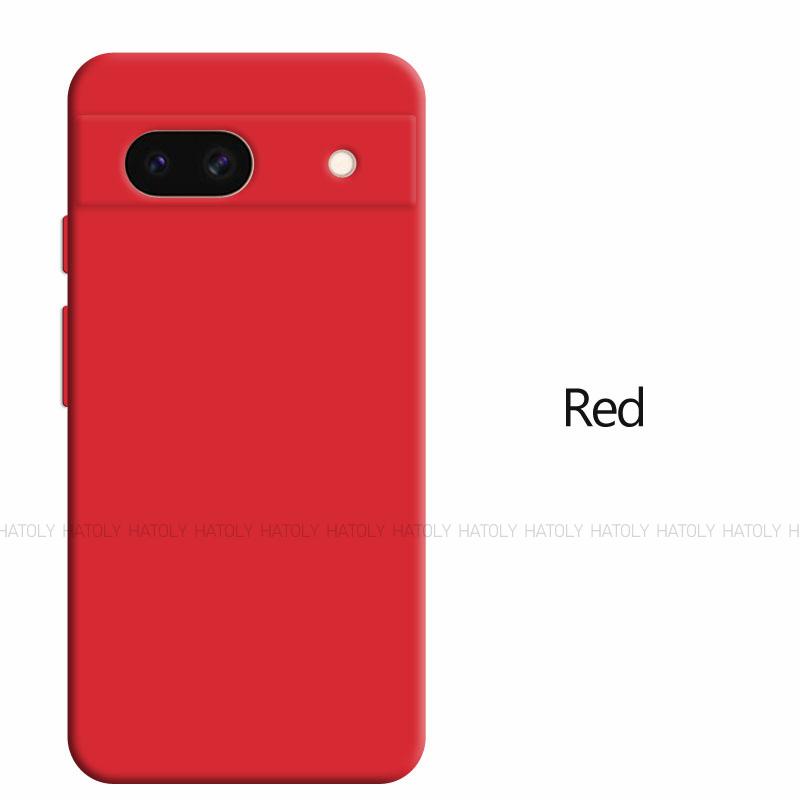 For Google Pixel 8A Case Google Pixel 8A 7A 6A 7 8 Pro Cover Luxury Original TPU Shockproof Liquid Silicone Protective Back Case