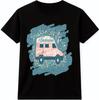 Travel Camper Van T Shirt It’s About The Journey Graphic Tee Road Trip Adventure