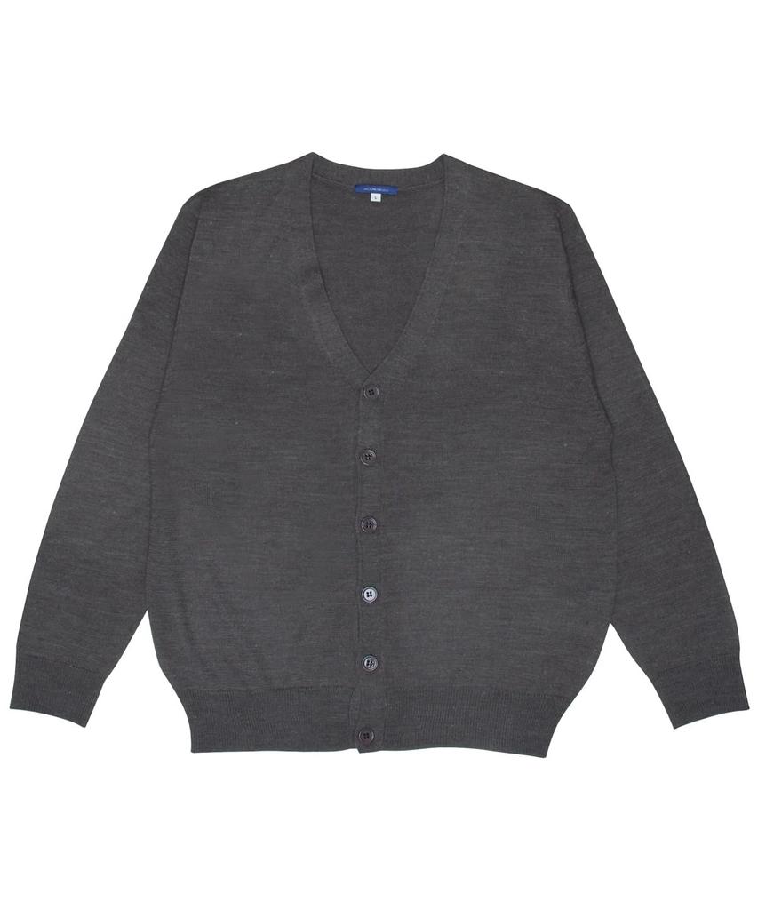 Konomi School Cardigan Solid Wool School Sweater for High School and Junior High School Lightweight Knit [3 Colors] Girls' Fall/Winter Students,