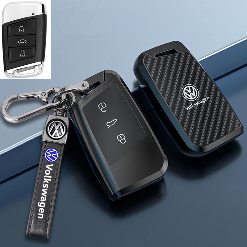 Für VOLKSWAGEN Neue Zinklegierung Leder Auto Schlüsselhülle Abdeckung Schale Für VW Volkswagen Magotan Passat B8 Skoda Superb Kodiaq A7 Auto Ke