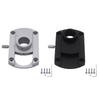 Portable Audio Accessory Aluminum Alloy Conversion Arm Metal HiFi-SME Plate 20mm Hole for Old Record Gramophone