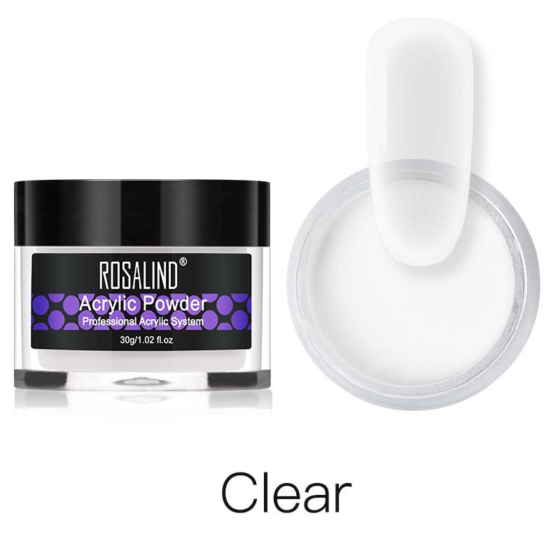 ROSALIND Acrylic Liquid & Powder Crystal Nail Polymer Nail Art Tips Builder Sculpture Nail Polish