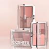 CCSHEER - Four-Color Blush & Eyeshadow Palette - 3 Types