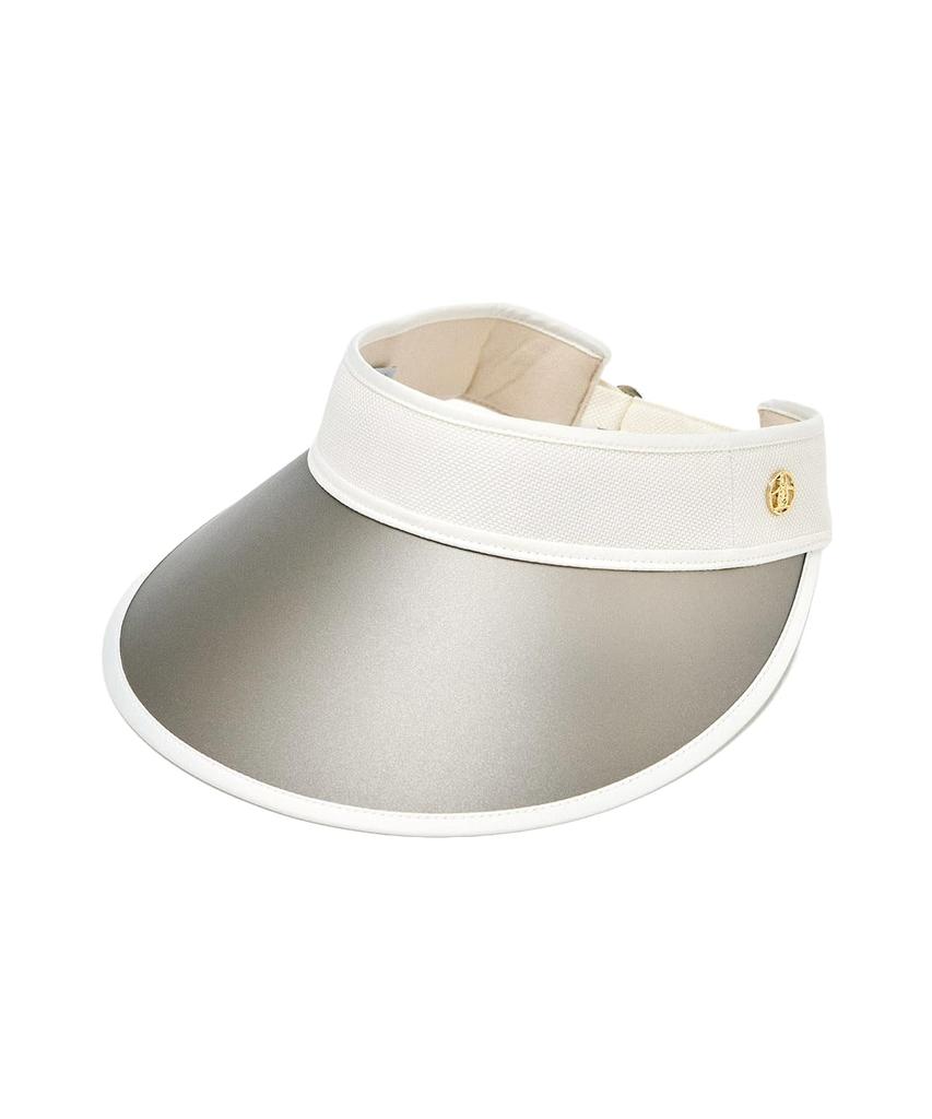 [Munsingwear] Sun visor, Cell brim visor, UV protection, wide brim, heat shielding, sun protection, golf, MG5SCP52L, women's, WH00 (white)