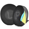Replacement Mesh / Ice gel / Leather Ear pads Fits for Jabra ELITE 45H Evolve2 65 Headphones Repair Parts With plastic buckle