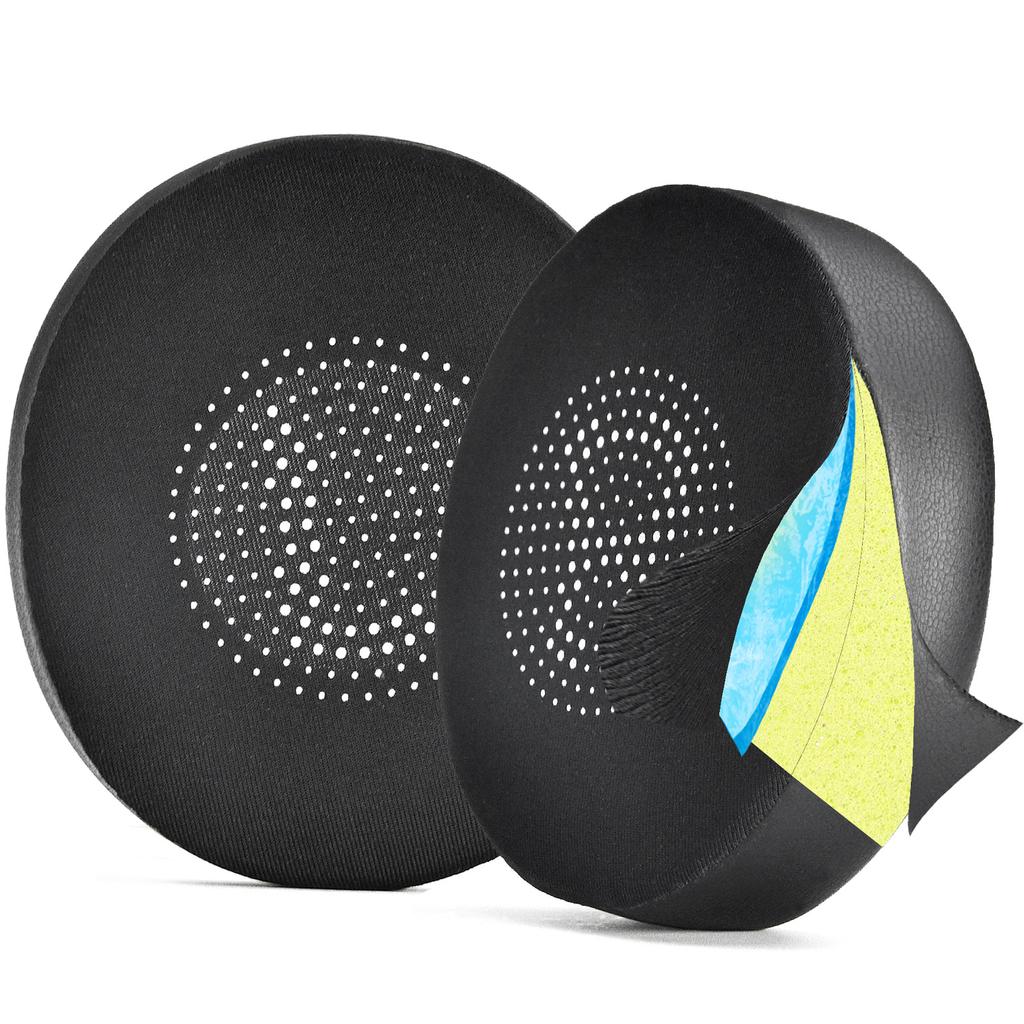 Replacement Mesh / Ice gel / Leather Ear pads Fits for Jabra ELITE 45H Evolve2 65 Headphones Repair Parts With plastic buckle
